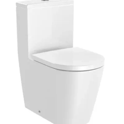 Roca Inspira - WC komplekts, Vario izvads, Rimless, balts A342529000