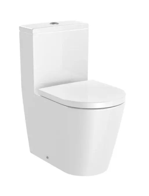 Roca Inspira - WC komplekts, Vario izvads, Rimless, balts A342529000