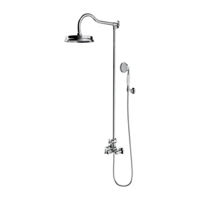 OMNIRES Armance - dušas komplekts ar termostatu, diametrs 22,5 cm, hroms AM5244/6CR