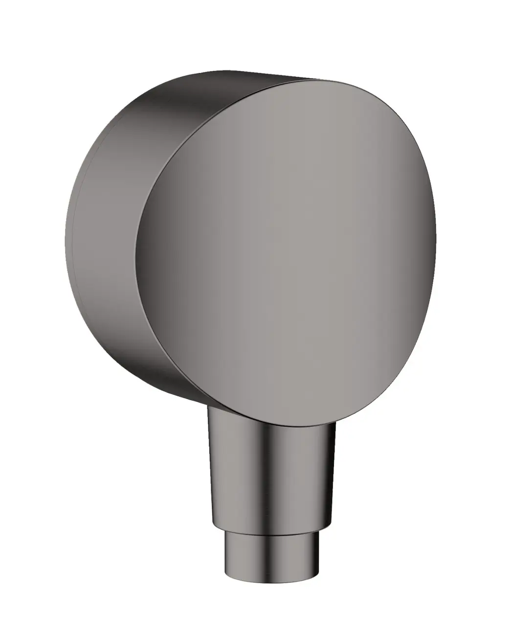Hansgrohe Fixfit - dušas līkums S ar pretvārstu, hroms melns birstēts 26453340