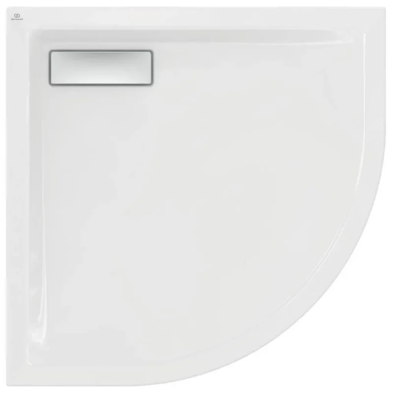 Ideal Standard Ultra Flat New - dušas paliktnis, kvadrants 80x80 cm, balts T449101