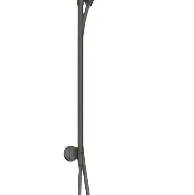 Axor One - dušas stienis 97 cm ar dušas šļūteni, matēts melns hroms 48792340