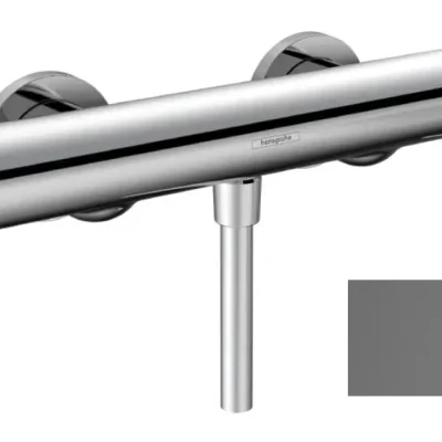 Hansgrohe Finoris - dušas maisītājs, hroms melns birstēts 76620340