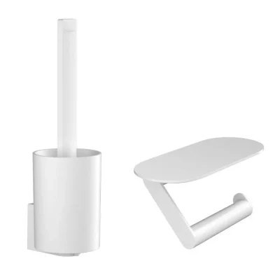 Hansgrohe WallStoris - WC piederumi, balts matēts 27969700