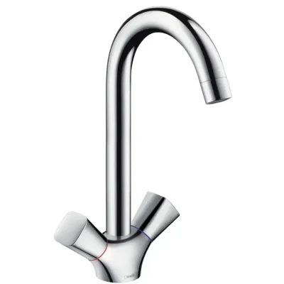 Hansgrohe Logis - divrokturu maisītājs virtuves izlietnei, hromēts 71280000