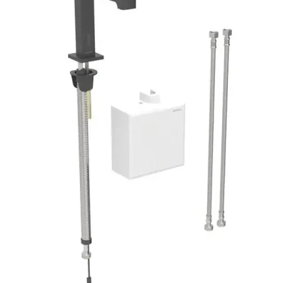 Geberit Brenta - elektroniska izlietnes maisītājs, ģeneratora darbība, easy to clean, matēti melns 116.176.14.1