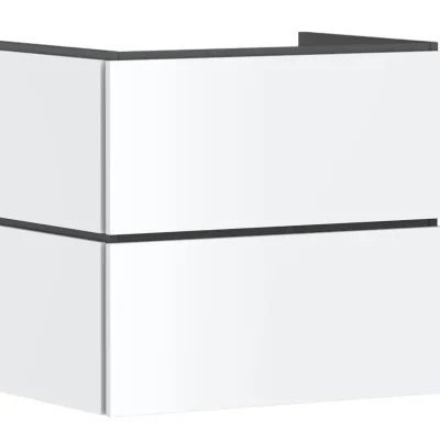 Hansgrohe Xilesa E - izlietnes apakškabinets, 62x68x47 cm, 2 atvilktnes, matēti balts 54258700