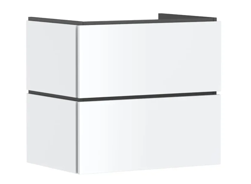 Hansgrohe Xilesa E - izlietnes apakškabinets, 62x68x47 cm, 2 atvilktnes, matēti balts 54258700