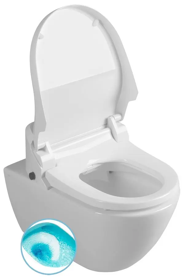 Sapho WC komplekts - dušas WC, SoftClose, SwirlFlush, ExtraGlaze, balts UB-6635RU-1