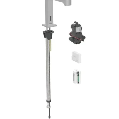 Geberit Brenta - elektroniska izlietnes maisītājs, ģeneratora darbība, easy to clean, matēts nerūsējošais tērauds 116.196.SN.1