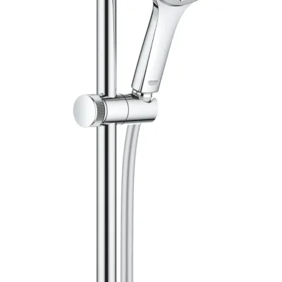 Grohe Rainshower SmartActive - dušas stieņa komplekts 130, 3 strūklu veidi, 60 cm stienis un šļūtene, hroms 26546000