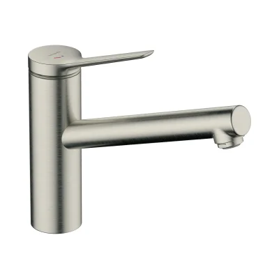 Hansgrohe Zesis M33 - virtuves izlietnes maisītājs, CoolStart, nerūsējošā tērauda izskats 74813800