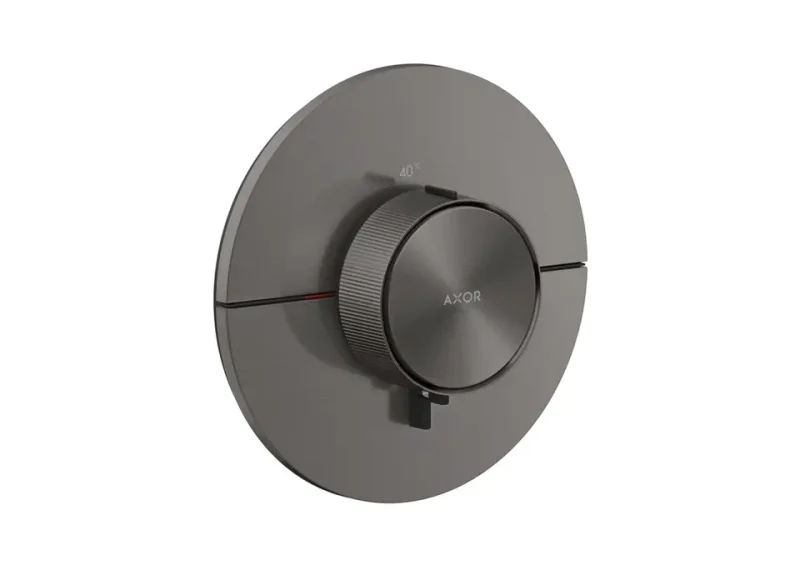 Axor ShowerSelect ID - zemapmetuma termostata maisītājs, HighFlow, hroms melns birstēts 36759340