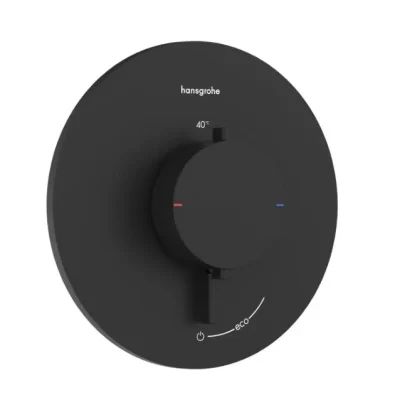 Hansgrohe Ecostat Comfort S - dušas maisītājs zemapmetuma montāžai, ar termostatu, matēti melns 33714670