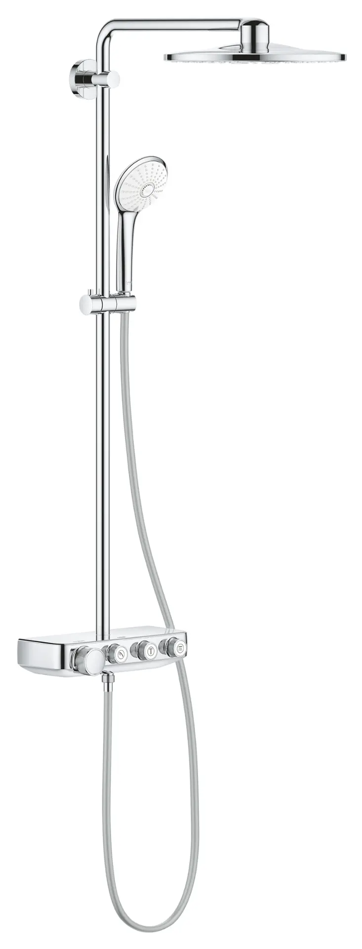 Grohe Euphoria SmartControl - dušas sistēma 310 Duo ar termostata maisītāju, hromēts 26507000