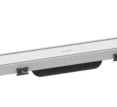 Hansgrohe RainDrain Match Plus - dušas noteka 100 cm, ar resti, balts matēts 56217700