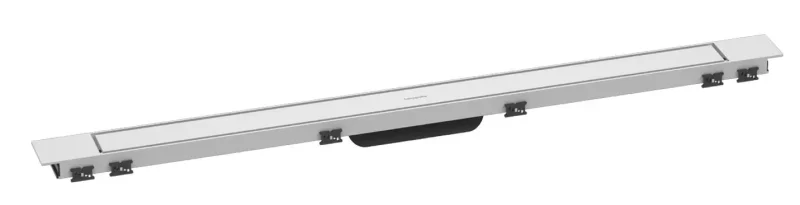 Hansgrohe RainDrain Match Plus - dušas noteka 100 cm, ar resti, balts matēts 56217700
