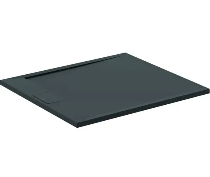 Ideal Standard i.Life - dušas paliktnis 100x90 cm, Anti-Slip, melns T5231FV