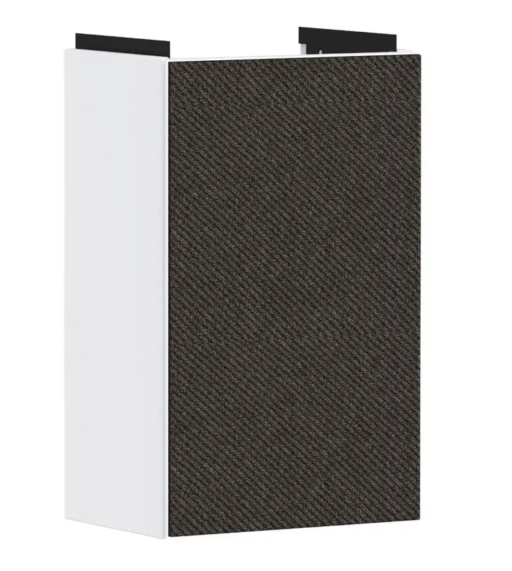 Hansgrohe Xevolos E - izlietnes skapītis, 58x34x25 cm, 1 durvis, eņģes labajā pusē, matēti balts/tekstils tumši pelēks 54169660