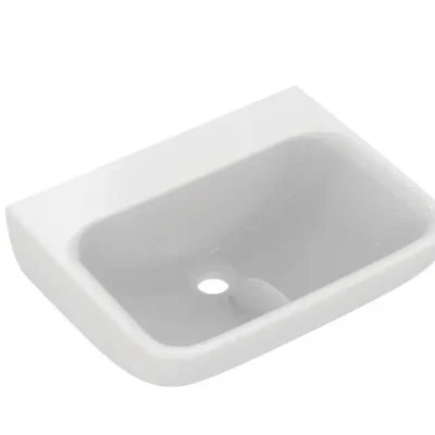 Ideal Standard Contour 21+ - rokas izlietne 50x40 cm, bez pārplūdes, bez krāna cauruma, SmartGuard+, balta E1725HY