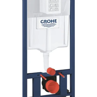 Grohe Rapid SL - priekšsienas elements piekaramajam WC, ar skalošanas tvertni, ar vertikālām spiedtraversēm 38897000
