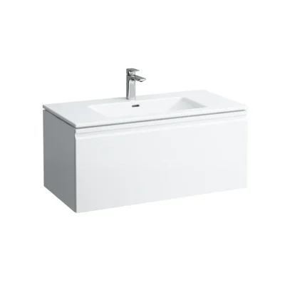 Laufen Pro S - izlietne ar zemizlietnes skapi, 100x50 cm, 1 atvilktne, balts matēts H8609654631041