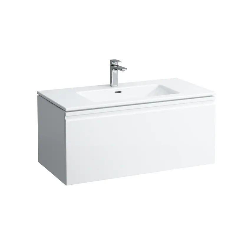 Laufen Pro S - izlietne ar zemizlietnes skapi, 100x50 cm, 1 atvilktne, balts matēts H8609654631041