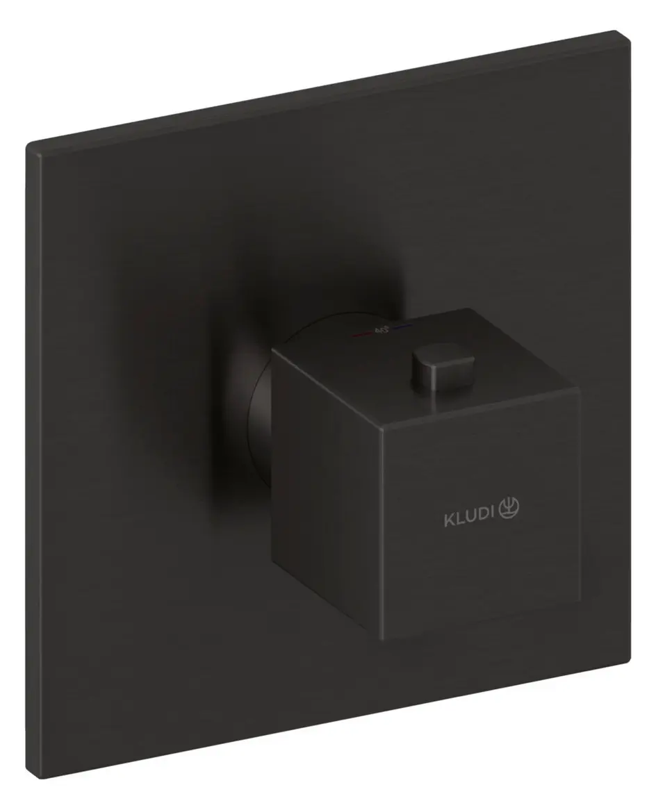 Kludi Decus - zemapmetuma termostata maisītājs, birstēts gunmetal 54739N275