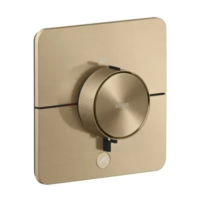 Axor ShowerSelect ID - termostata dušas maisītājs, zemapmetuma montāža, HighFlow, matēts bronzas tonis 36778140