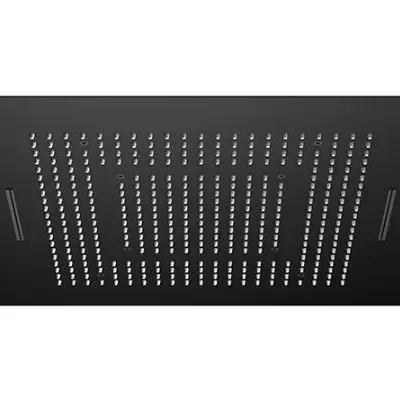 Steinberg 390 - galvas duša, 60x80 cm, 3 strūklas veidi, melns 390 6831 S