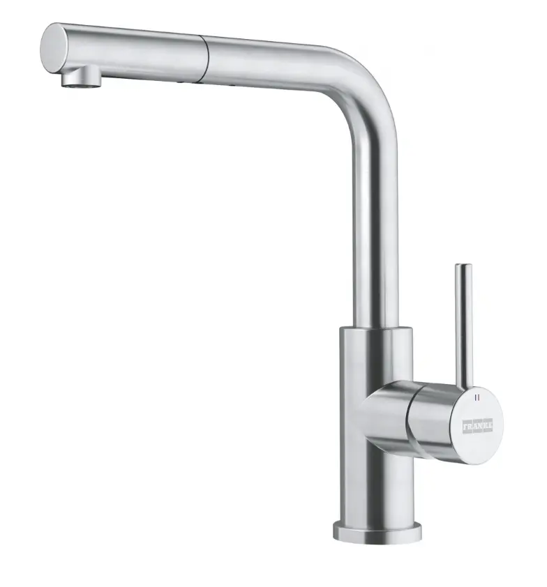 Franke Smart Glenda - virtuves izlietnes maisītājs FC 6986.501, ar izvelkamu izteku, nerūsējošais tērauds 115.0706.986