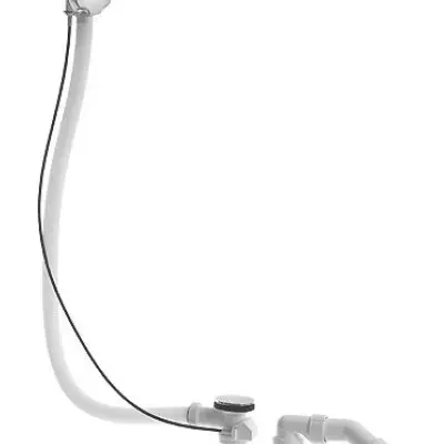 Duravit piederumi - noteces un pārplūdes komplekts ar Bowden trosi 1000 mm, hroms 790226000001000