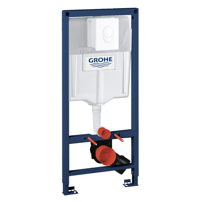 Grohe Rapid SL - priekšsienas elements sienas WC, skalošanas tvertne GD2, vadības plate Skate Air, alpu balts 38764001