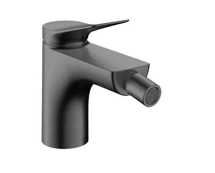 Hansgrohe Vivenis - bidē maisītājs ar noteces komplektu, hroms melns matēts 75200340
