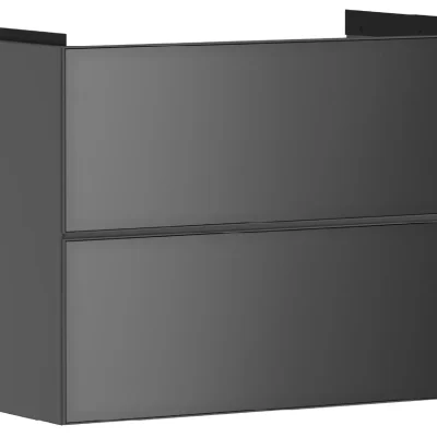 Hansgrohe Xevolos E - izlietnes apakšskapītis 78x58x48 cm, 2 atvilktnes, matēti pelēks/metāliski pelēks 54180770