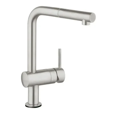 Grohe MintaTouch - elektronisks virtuves izlietnes vienas sviras maisītājs, SuperSteel 31360DC1