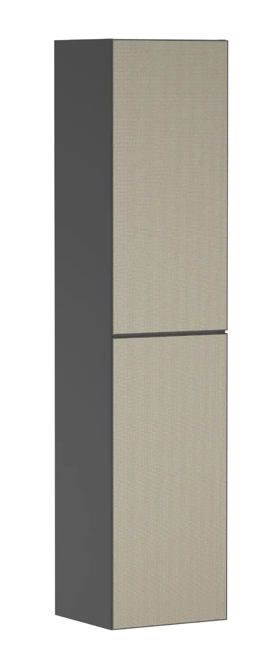 Hansgrohe Xevolos E - augstais skapis 40x176x36 cm, 2 durvis, eņģes labajā pusē, matēti pelēks/bronza 54223390