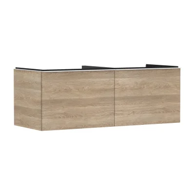 Hansgrohe Xelu Q - izlietnes apakšskapītis, 50x136x55 cm, 2 atvilktnes, dabīgs ozols/matēti balts 54068700