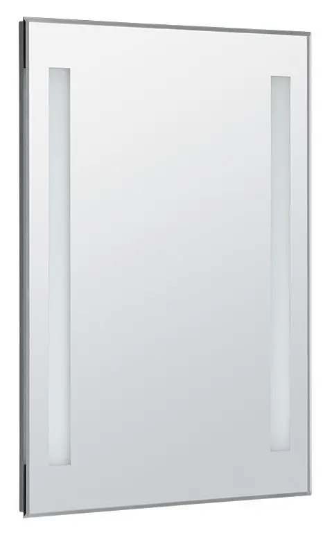 Aqualine Accessoires - spogulis ar LED apgaismojumu 50x70 cm, hroms ATH5