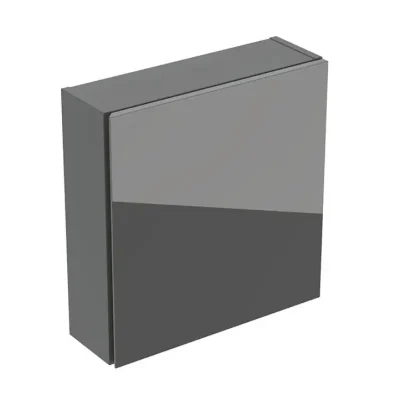 Geberit - skapis 45x47x15 cm, 1 durvis, eņģes K/L, Lava/Lava stikls 502.319.JK.2