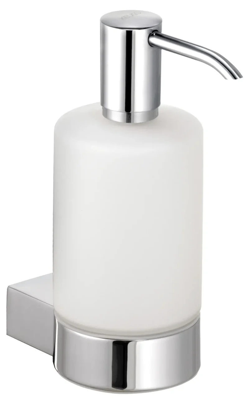 Keuco Plan - ziepju dozators ar turētāju, 250 ml, stikls matēts/hroms 14953019000