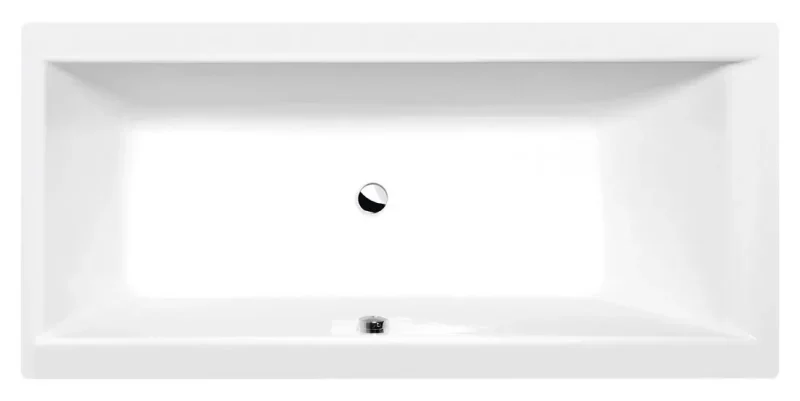 Polysan vannas - Taisnstūra vanna CLEO 160x75x48 cm, balta 93611