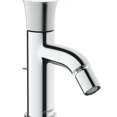Duravit White Tulip - Bideta maisītājs ar noteces komplektu, hroms WT2400001010