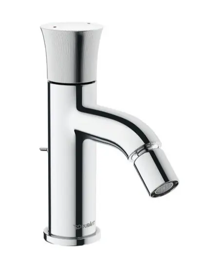 Duravit White Tulip - Bideta maisītājs ar noteces komplektu, hroms WT2400001010