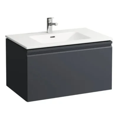 Laufen Pro S - izlietne ar skapīti, 80x50 cm, grafīts H8609644801041