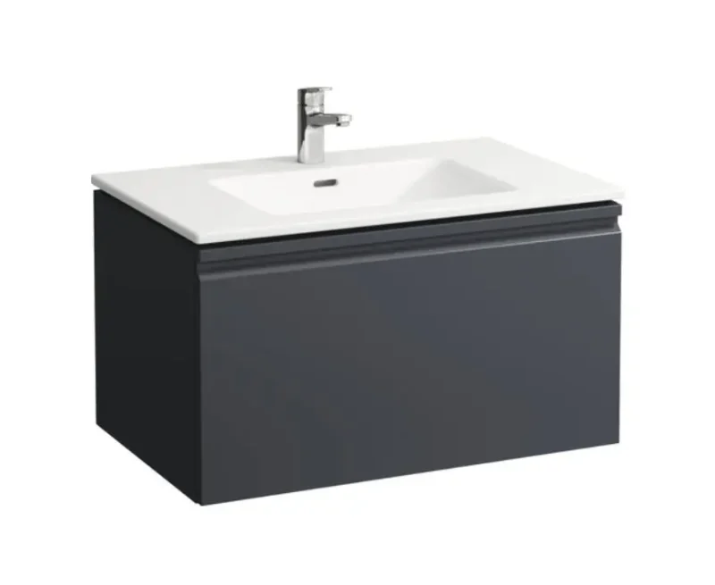 Laufen Pro S - izlietne ar skapīti, 80x50 cm, grafīts H8609644801041