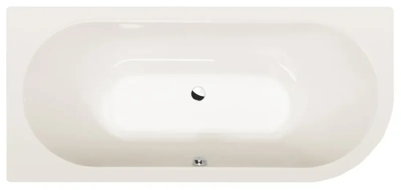 Polysan - vanna 175x80 cm, kreisā, ivory 70119.40