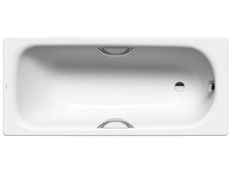 Kaldewei Advantage - Taisnstūra vanna Saniform Plus Star 345, 160x75 cm, ar atverēm rokturiem, balta - vanna, atveres rokturiem 134500010001