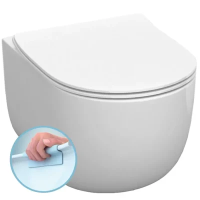 Sapho Kerasan Flo - piekaramais WC Norim, Rimless, balts 311101