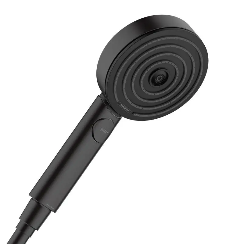 Hansgrohe Pulsify Select - rokas duša Relaxation 105, 3 strūklu veidi, EcoSmart, melni matēta 24111670